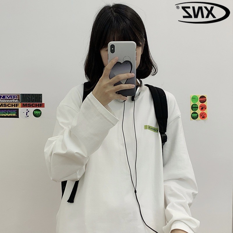 Áo thun tay dài form rộng A-ventory NEKO.SG, Áo thun Streetwear Ulzzang SWT07