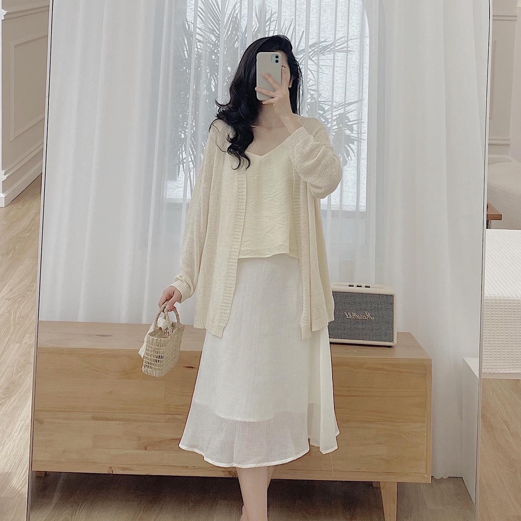 Váy voan xòe dài - Tyribee Clothing