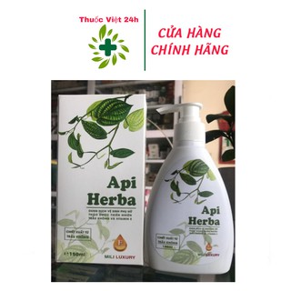 Dung Dịch Vệ Sinh Phụ Nữ Api Herba - Chiết Xuất Từ Trầu Không & Vitamin E-ThuocViet24h