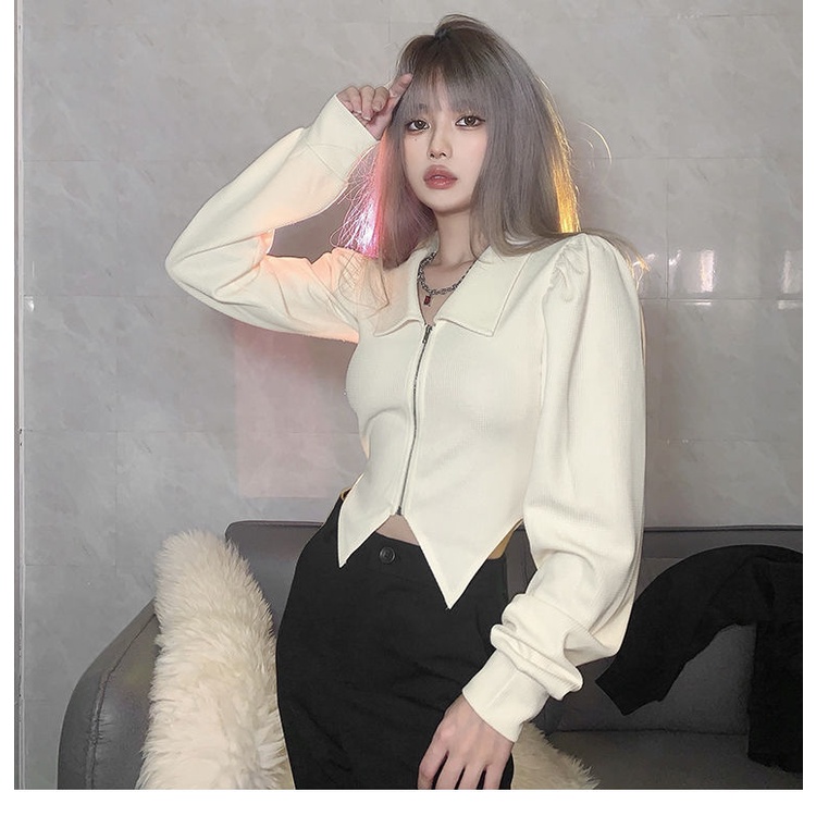 Mới Áo Thun Nữ Tay Dài Phong Cách Retro