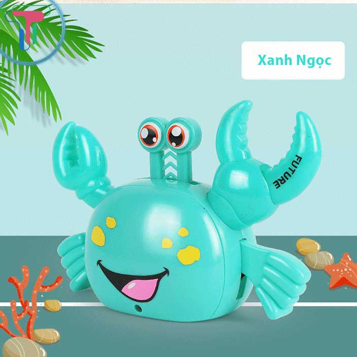 Cua đồ chơi chạy pin có đèn và nhạc