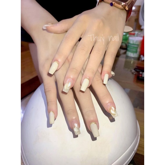 Móng úp thiết kế tặng kèm keo + dũa nail