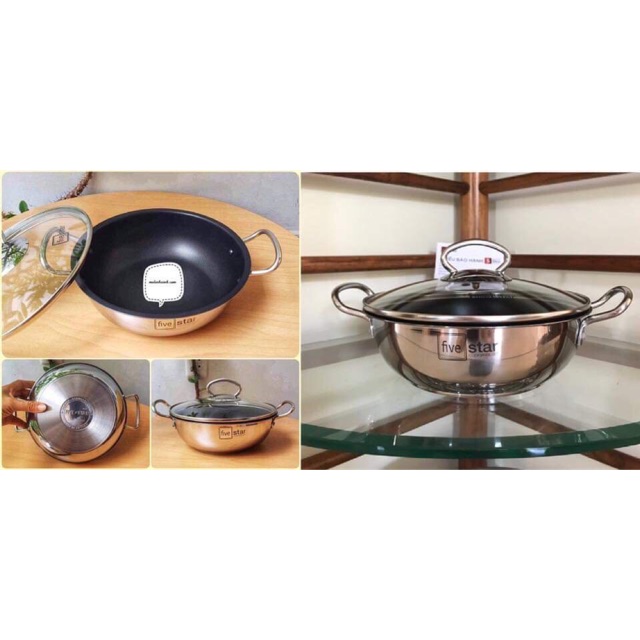 Chảo sâu lòng Five Star size 20cm