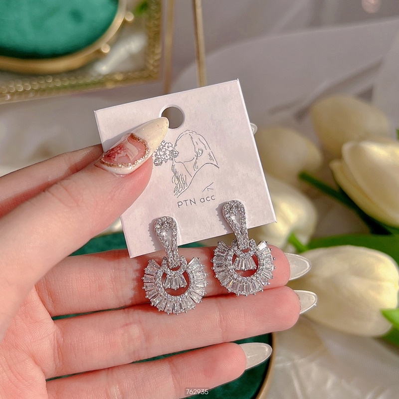 ᴾᵀᴺᵃᶜᶜ Bông tai bạch kim | B98251521.3