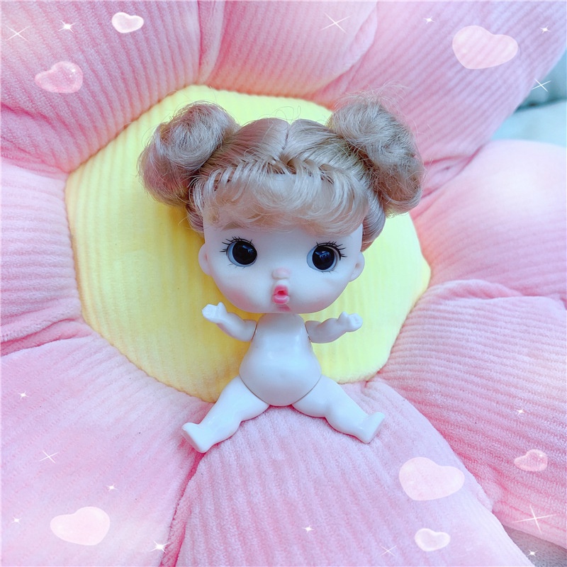 Búp Bê 10CM 5 Khớp Nối Có Thể Tháo Rời Dễ Thương Cho Bé Gái