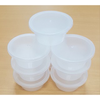 20 hộp (hủ) nhựa size lớn làm caramen, sữa chua, bánh flan, rau câu có nắp đậy loại dày
