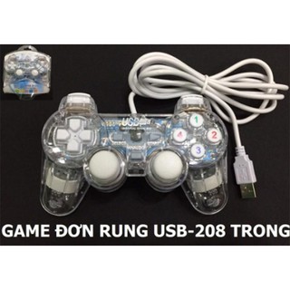 Tay Game USB-208 (Rung/đơn,trong)