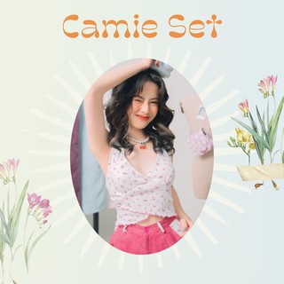 [Mã SKAMLTSM9 giảm 10% đơn 99K] Set quần áo hồng Camie