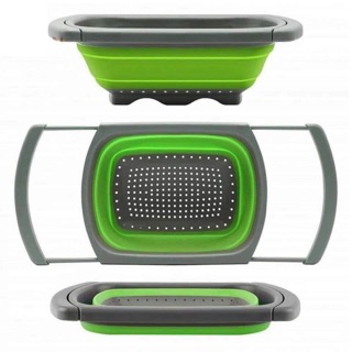 BỘ 2 RỔ SILICON GẤP GỌN THÔNG MINH PR-JO2