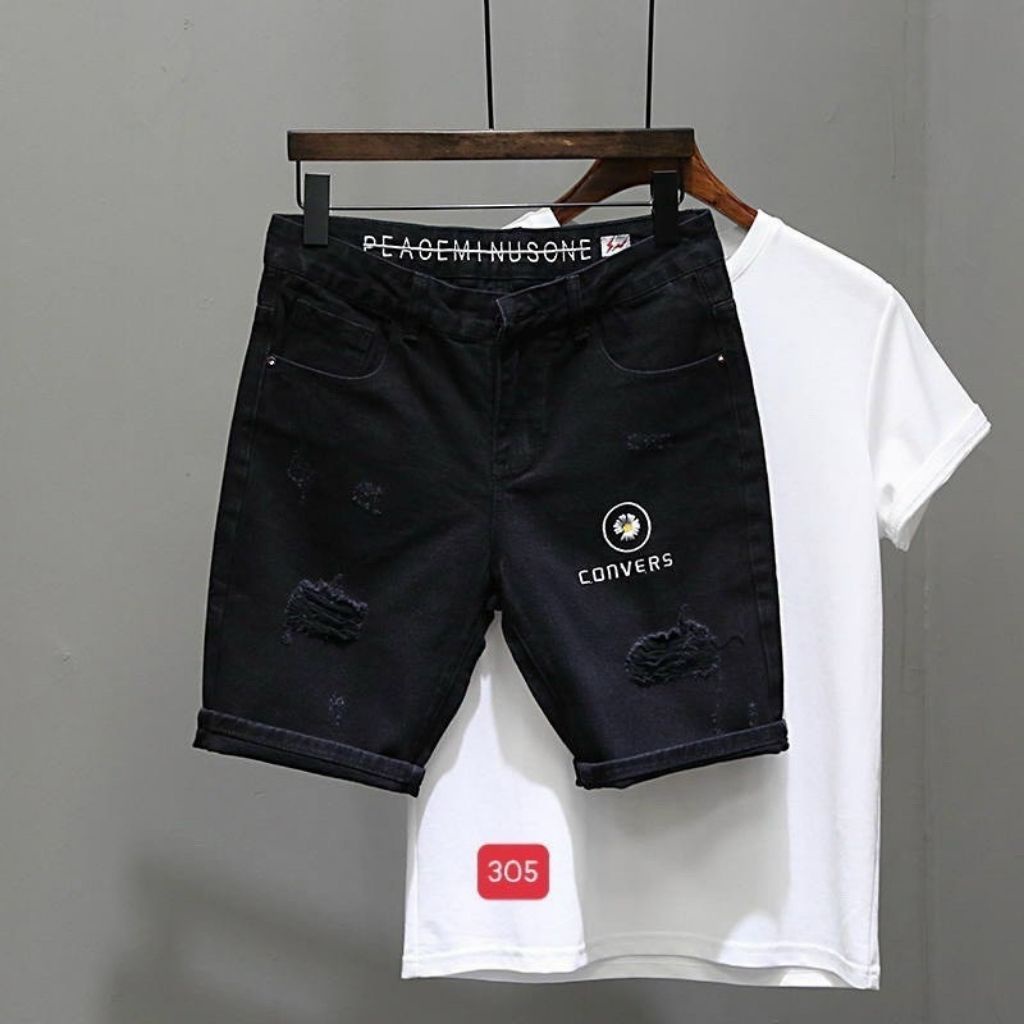 Quần Short Nam DT305XM - Short jean nam Chất Bò Cao Cấp Chất Vải Jean Coton Co Dãn Hàng Xuất Shop FRom Chuẩn Cực Đẹp
