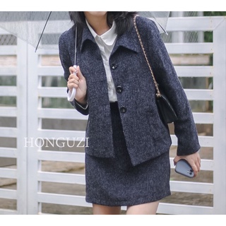 Set áo khoác chất dạ - Alice Set