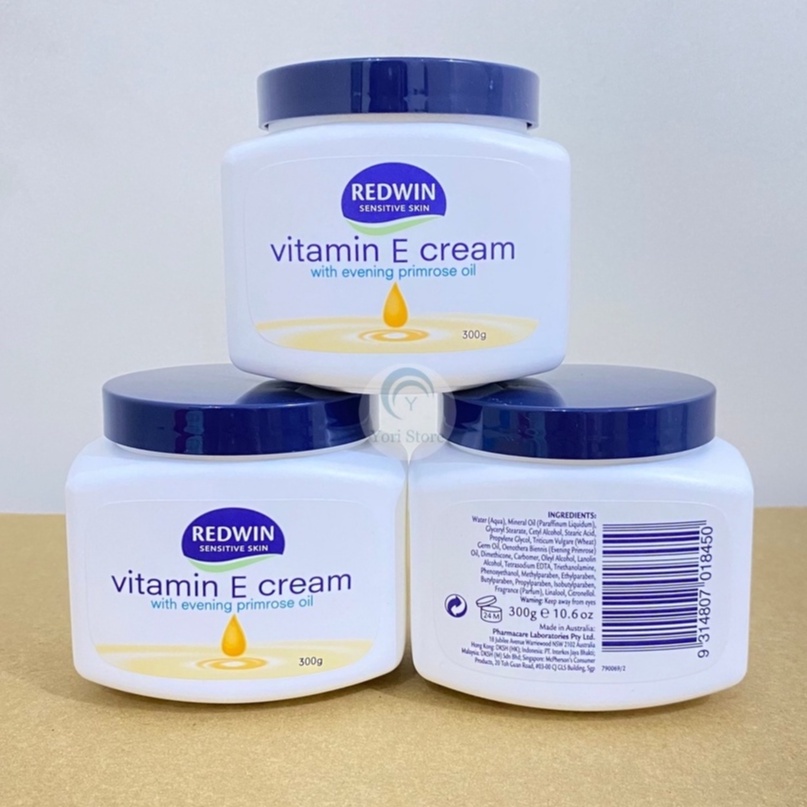 Kem Dưỡng Redwin Vitamin E hoa anh thảo của Úc 300g