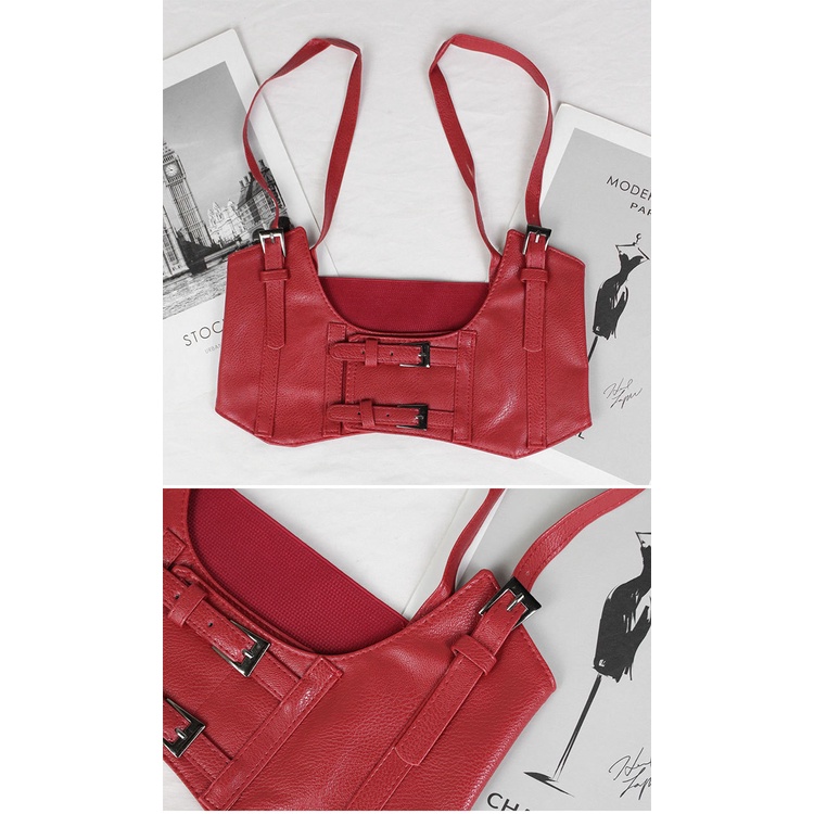 Đai Nịt Bụng Da Thời Trang Quyến Rũ Cho Nữ