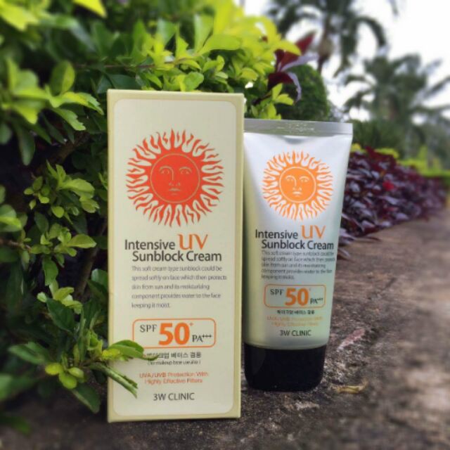 KEM CHỐNG NẮNG 3W CLINIC INTENSIVE UV SUNBLOCK CREAM