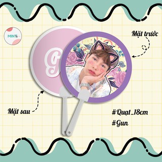 [Handmade] Quạt tròn OffGun 18cm