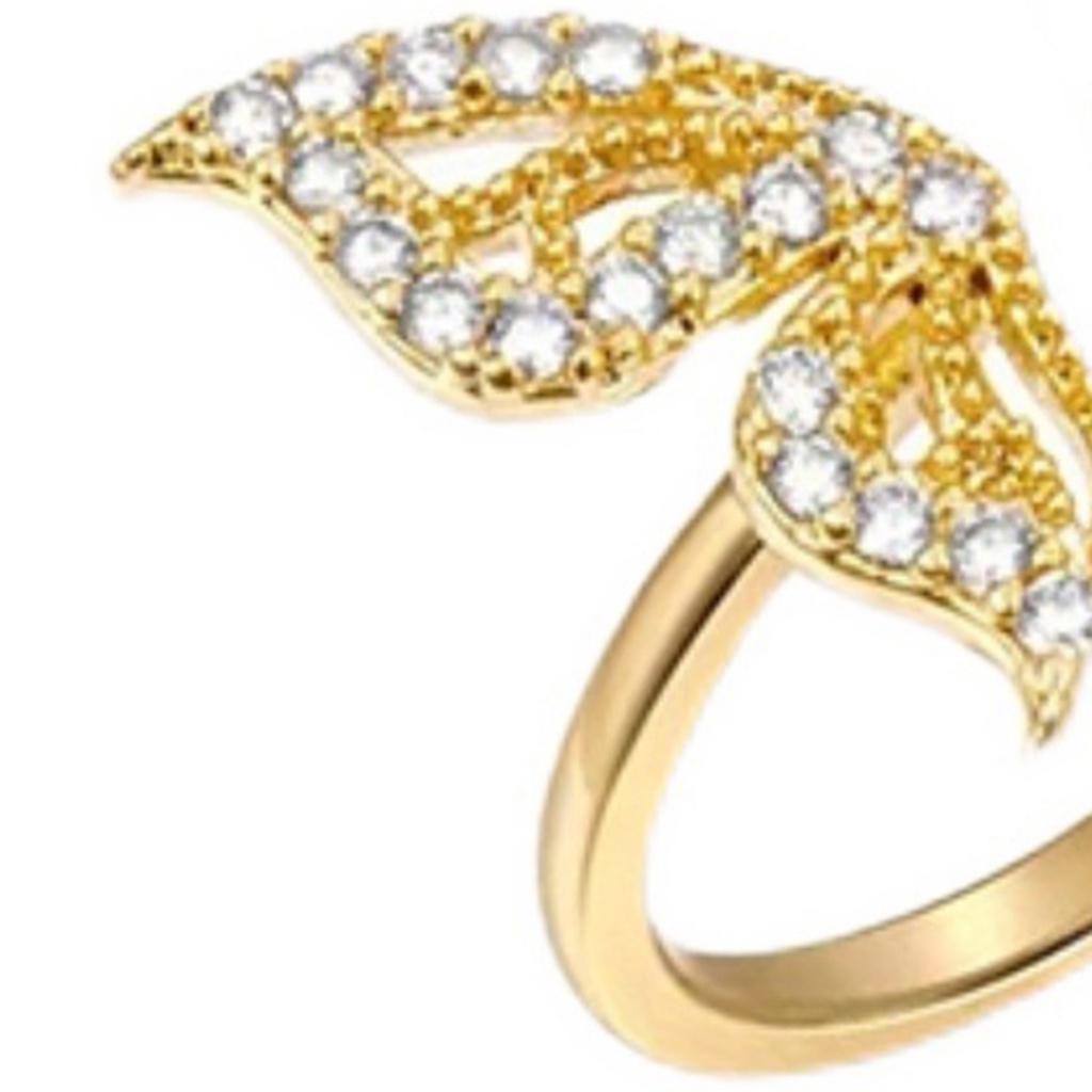 Nhẫn Hợp Kim Hình Bươm Bướm Chống Oxy Hóa Cho Nữ