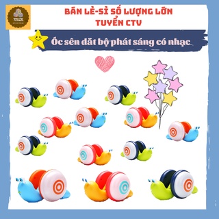 Đồ chơi ốc sên dắt bộ phát sáng có nhạc cho bé yêu ❤️