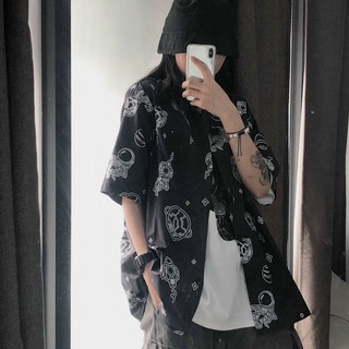 Áo Sơ Mi Unisex Họa Tiết
