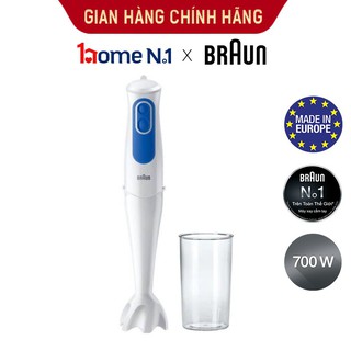 Máy xay cầm tay braun mq3000 smoothie-chất lượng đức-công suất 700w,đầu xay bằng nhựa, đa chức năng