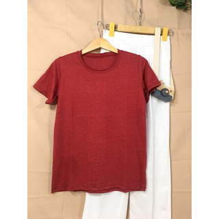 ÁO THUN NỮ FORM DÀI CỔ TRÒN XÉ PHONG CÁCH MỚI Chất Thun Giấy Nhẹ Mềm Mặc Mát