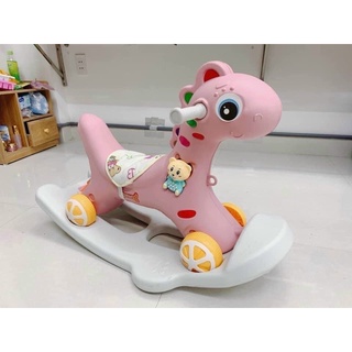NGỰA BẬP BÊNH 2in1 CHO BÉ