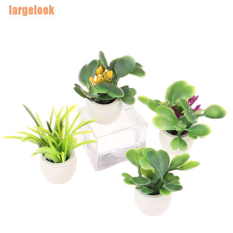 Mô Hình Chậu Xanh Trang Trí Nhà Búp Bê Tỉ Lệ 1: 12