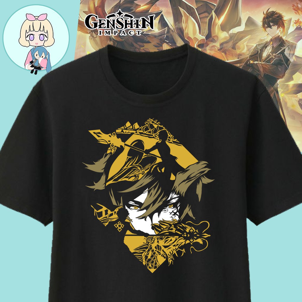Áo Genshin🔥 BST Áo Phông in hình Game Genshin Impact mẫu mới cực chât
