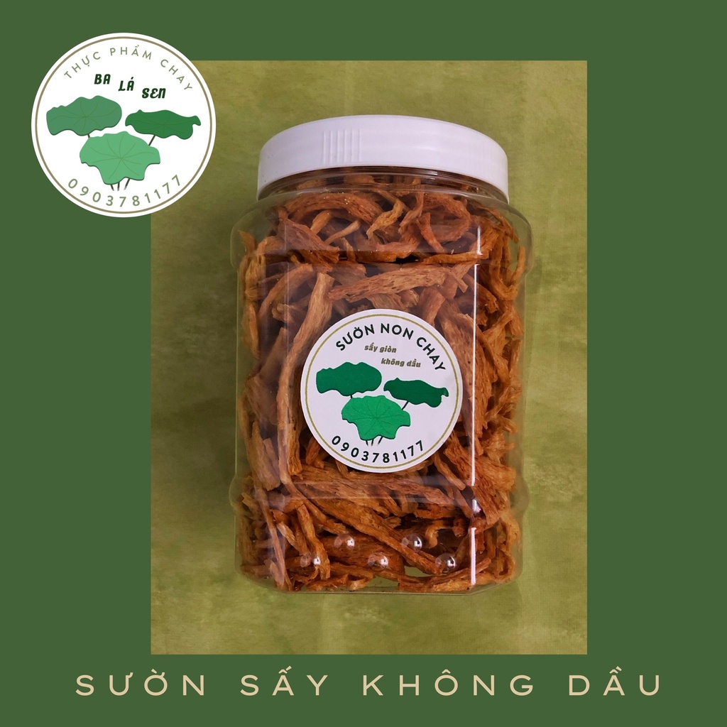 [Thực phẩm chay ăn liền] Sườn non chay sấy giòn không dầu Ba Lá Sen chế biến sẵn, bảo quản lâu 180g | BigBuy360 - bigbuy360.vn