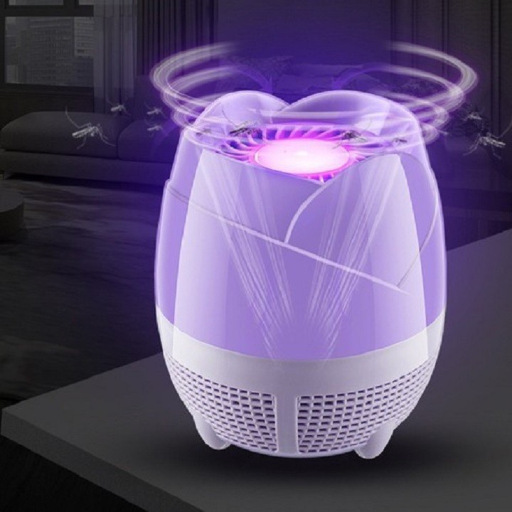 Đèn bắt muỗi thông minh Mingxin cao cấp kiêm đèn ngủ hình bông sen mới