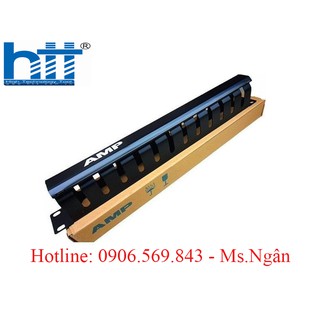 Thanh quản lý cáp ngang cao cấp amp 19" - hàng chính hãng