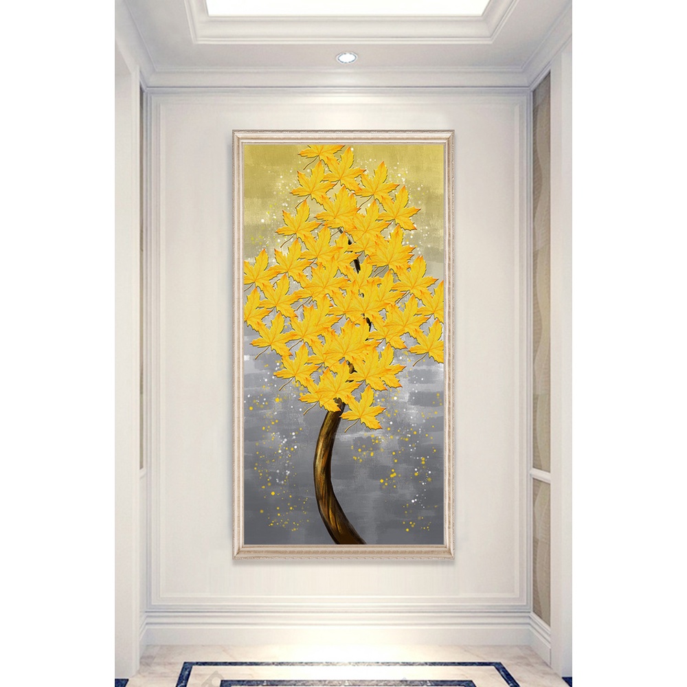 In hình ép gỗ Laminate TRANH HÀNH LANG HIỆN ĐẠI - Mẫu 37 (50x75, 60x90, 70x110). In ảnh theo yêu cầu