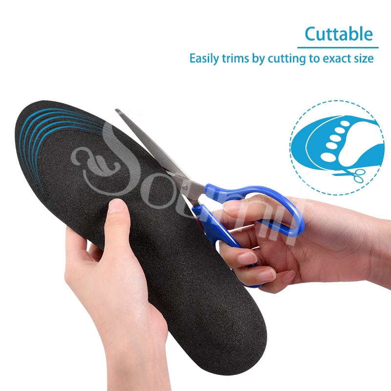 Đế Lót Giày Phẳng 4D Hỗ Trợ Mát Xa Chân Size 34-40 Cho Nam Và Nữ