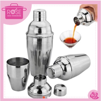 Bình lắc pha chế trà sữa và cocktail inox cao cấp nhiều dung tích