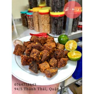 Khô bò viên cari nhai đã miệng 500g