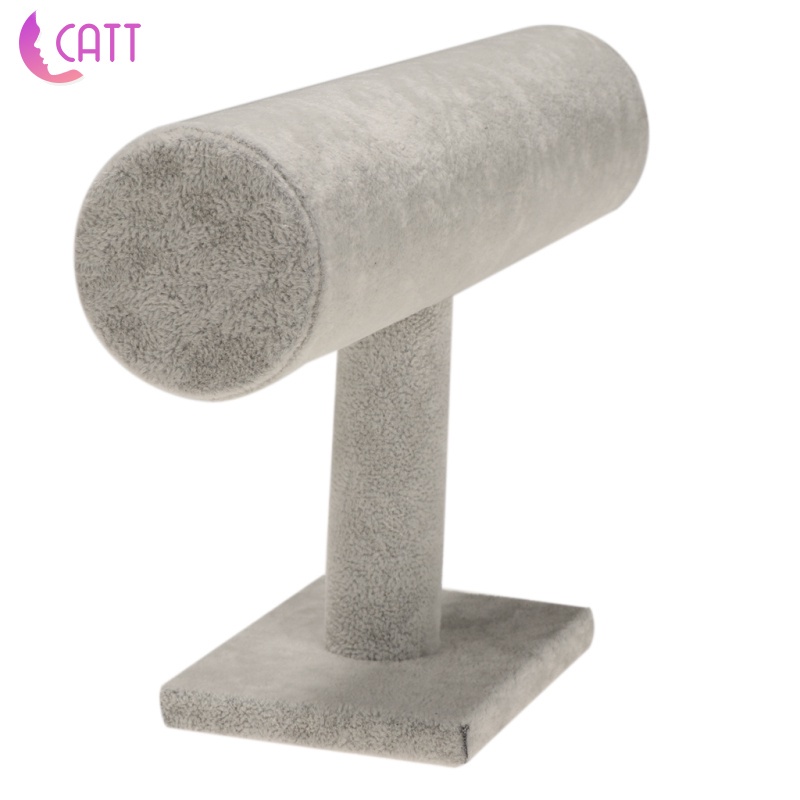 Giá Đỡ Chữ T Màu Hồng Dùng Trưng Bày Trang Sức / Đồng Hồ / Vòng Tay 1