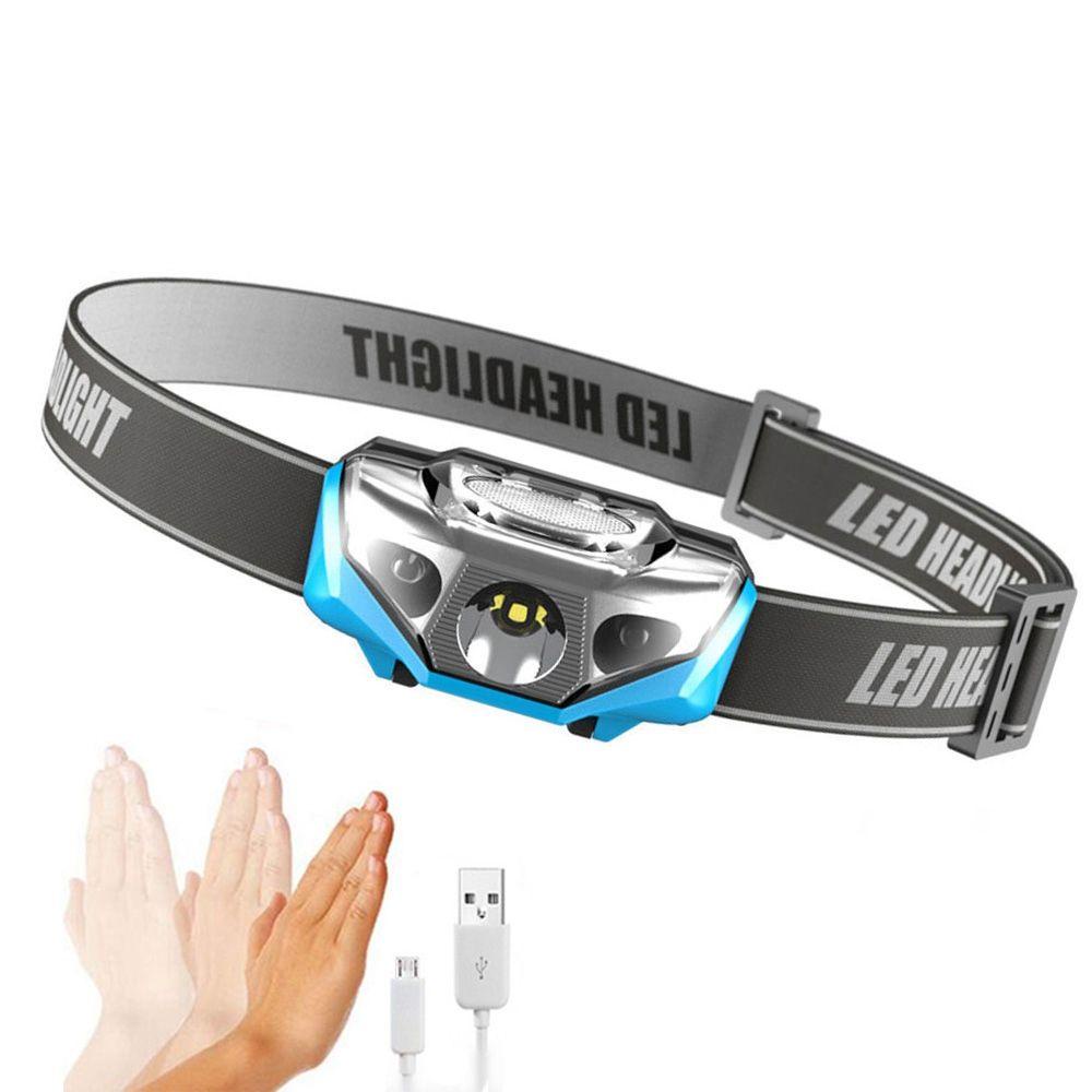 YIYU Đèn LED Đeo Đầu Ánh Sáng Trắng Có Cảm Biến Hồng Ngoại