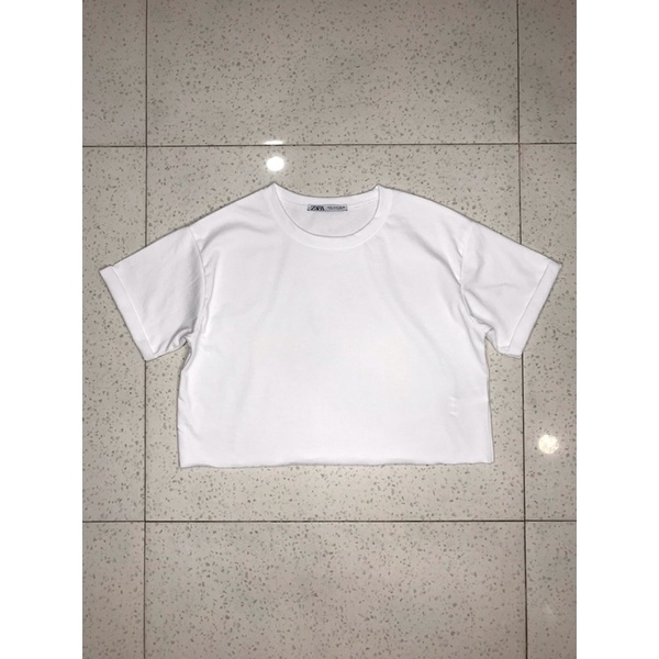 ÁO THUN COTTON XOẮN LAI CROPTOP