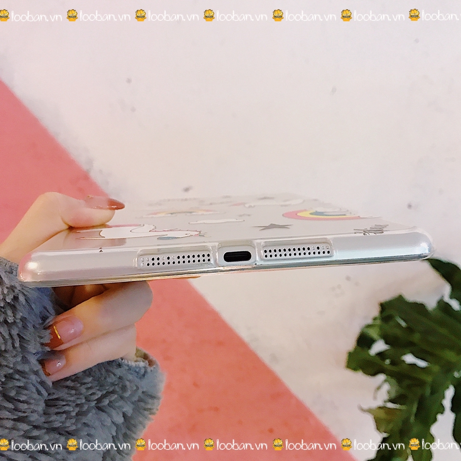 For iPad Air 2 Mini 2 3 4 5 iPad 6 Pro 11 Air3/Pro 10.5 Case CuteRainbow unicorn Clear Cover | BigBuy360 - bigbuy360.vn