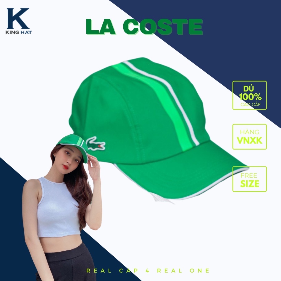 Nón lưỡi trai LA COST Men’s SPORT Light Ergonomic đầy đủ tem  tag, Logo Silicon ép ,chất dù phom mềm