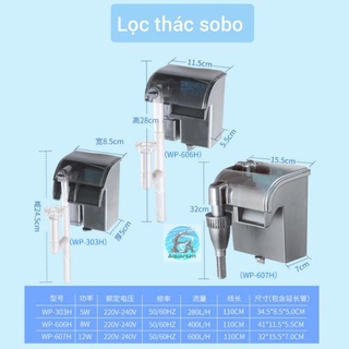 Lọc thác sobo wp-303h|606h|607h