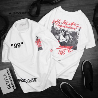 Áo thun nam nữ VNXK 3 màu: Đỏ - Trắng - Đen - 𝐎𝐅𝐅𝐖𝐇𝐈𝐓𝐄 𝐓𝐬𝐡𝐢𝐫𝐭 "𝟗𝟗" 𝐒𝐮𝐦𝐦𝐞𝐫 𝟏𝟖𝟔𝟑