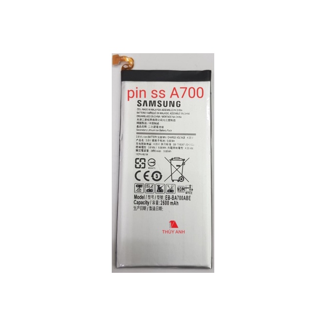Pin Galaxy A7 2015 A700 SM-A700 - Hàng nhập Khẩu
