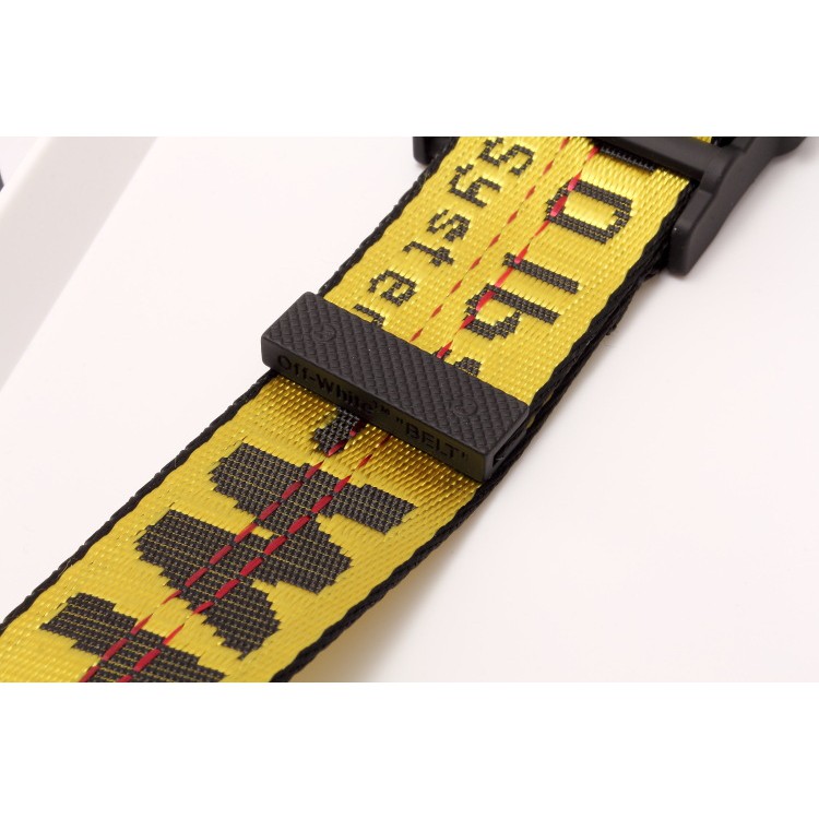 OFF-WHITE BELT - Thắt Lưng Vải Canvas Trang Trí Chữ Off White Cá Tính
