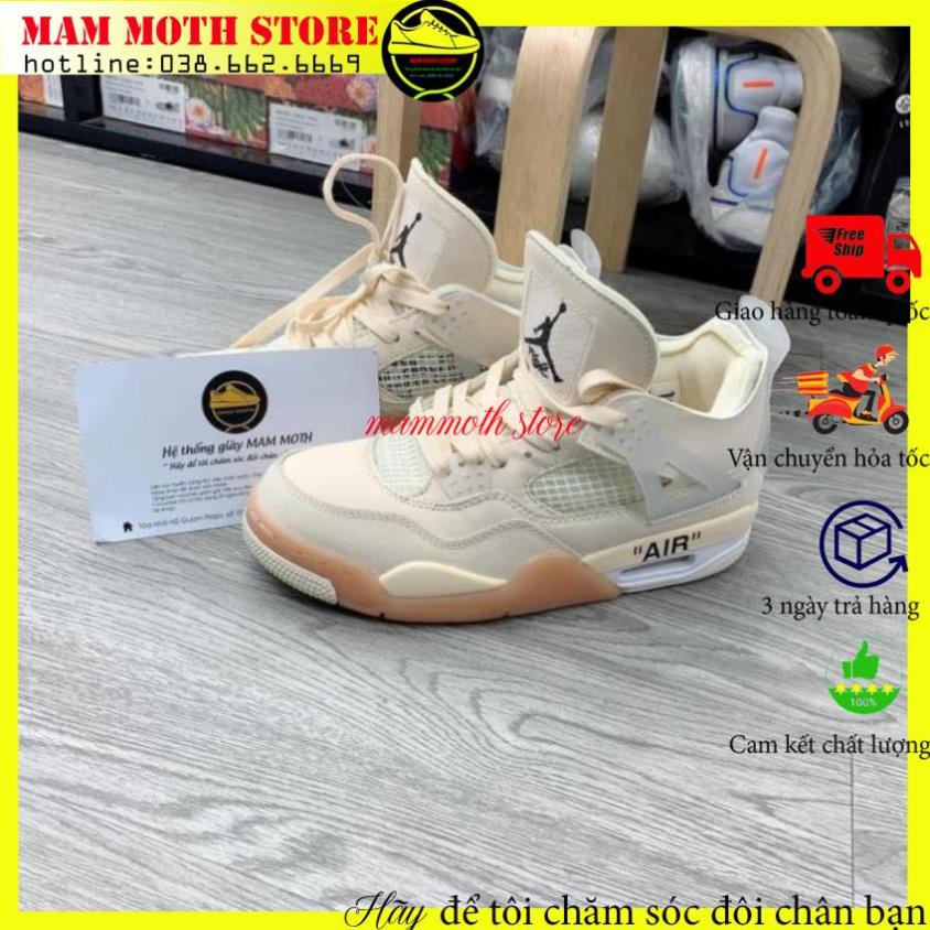 Giày jordan, JD4 hàng vip full size full phụ kiện MAM MOTH