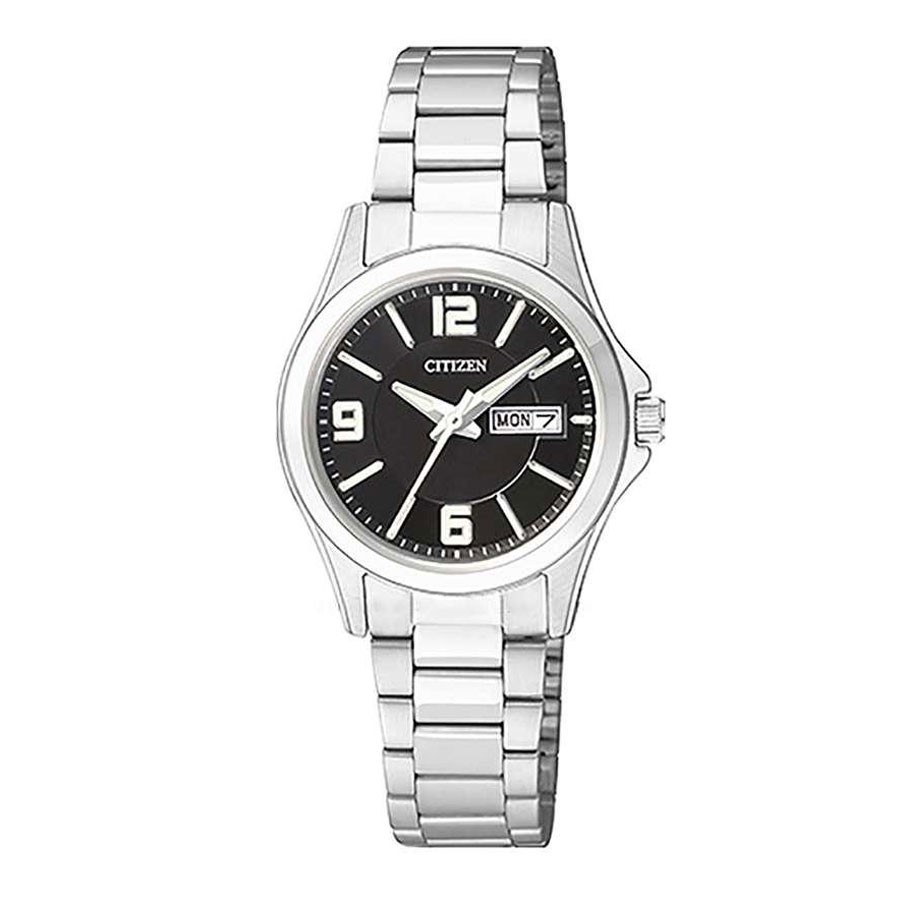 Đồng Hồ Nữ Citizen Dây Thép Không Gỉ EQ0591-56E - Mặt Đen