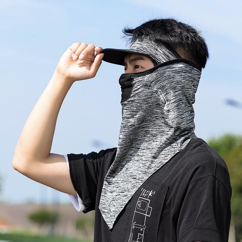 Khăn Trùm Đầu Ninja Quân Đội Băng Lụa Mát Lạnh - Bịt Mặt loại đẹp, thấm hút mồ hôi, co dãn đàn hồi tốt.-XAQR