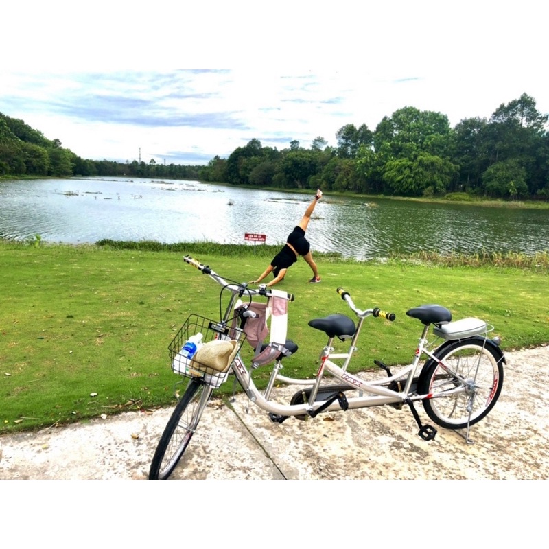 Xe đạp đôi PAX 2 SPORT Trọng lượng sử dụng: 2 người lớn <300kg – Thông số: DxC: 2300 x 650-850