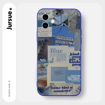 Ốp lưng JURSUE silicon mềm chống bẩn hình dễ thương đẹp cho iPhone 16 15 14 13 12 11 Pro Max SE 2020 X XR XS ip 8 7 Plus Y1925