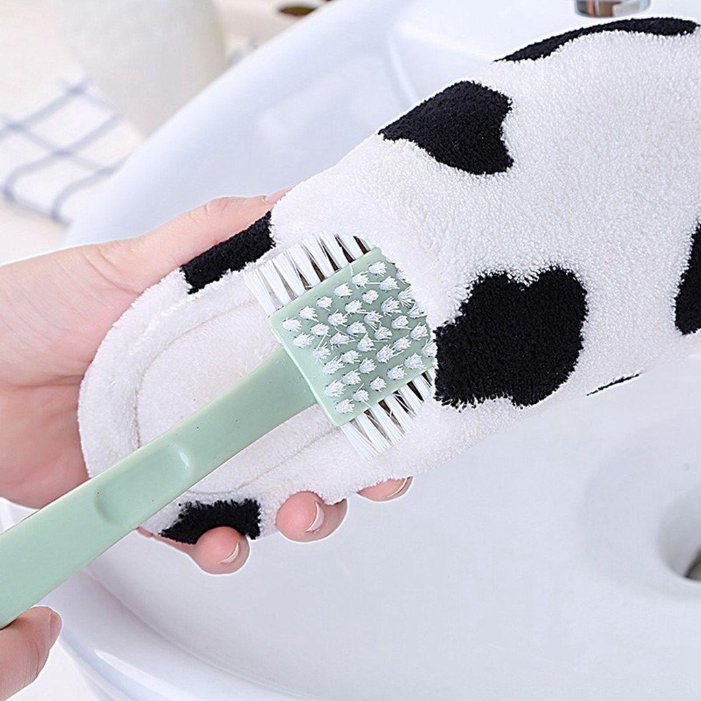 PATRICIA Bàn Chải Vệ Sinh Giày Cán Dài Tiện Dụng