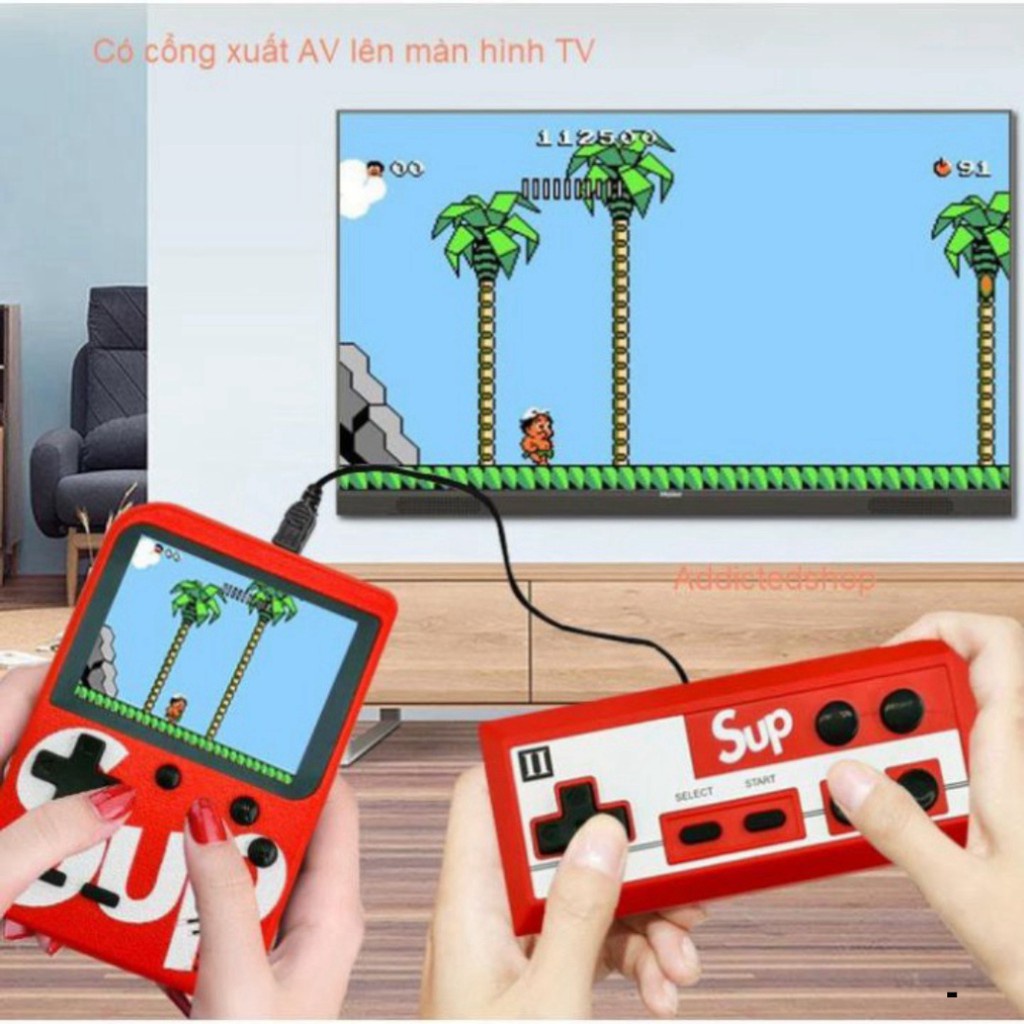 Máy Chơi Game Cầm Tay SUP400 FullBox Mới Chính Hãng Hai Người Chơi